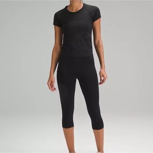 NWT Lululemon Fast and Free HR Crop 19” Capri Pant. Size 12. Nulux quick dry